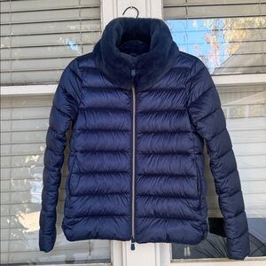 Save The Duck Mei Puffer Faux Fur Collar